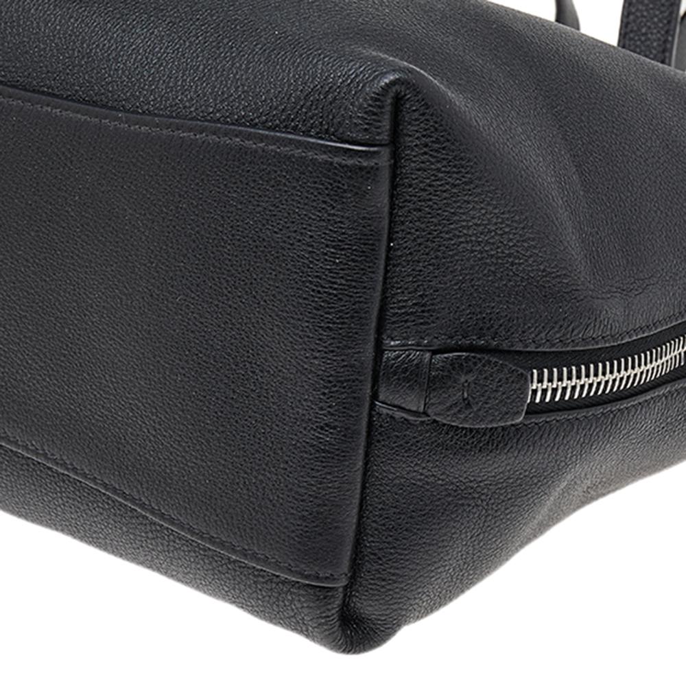 Prada Black Vitello Leather Phenix Side Zip Shopping Tote 5