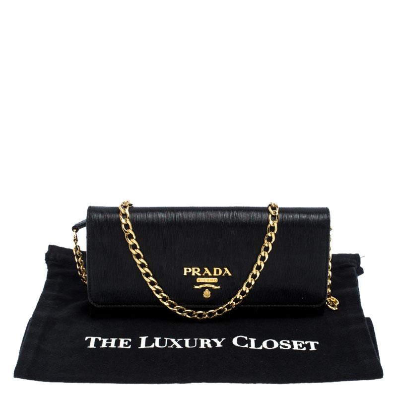 Prada borsa top portafoglio saffiano lux