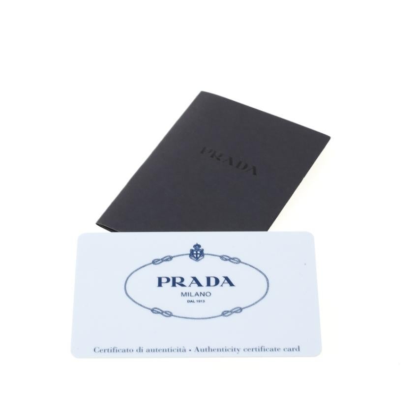 Prada Black Vitello Phenix Leather Medium Tote 1