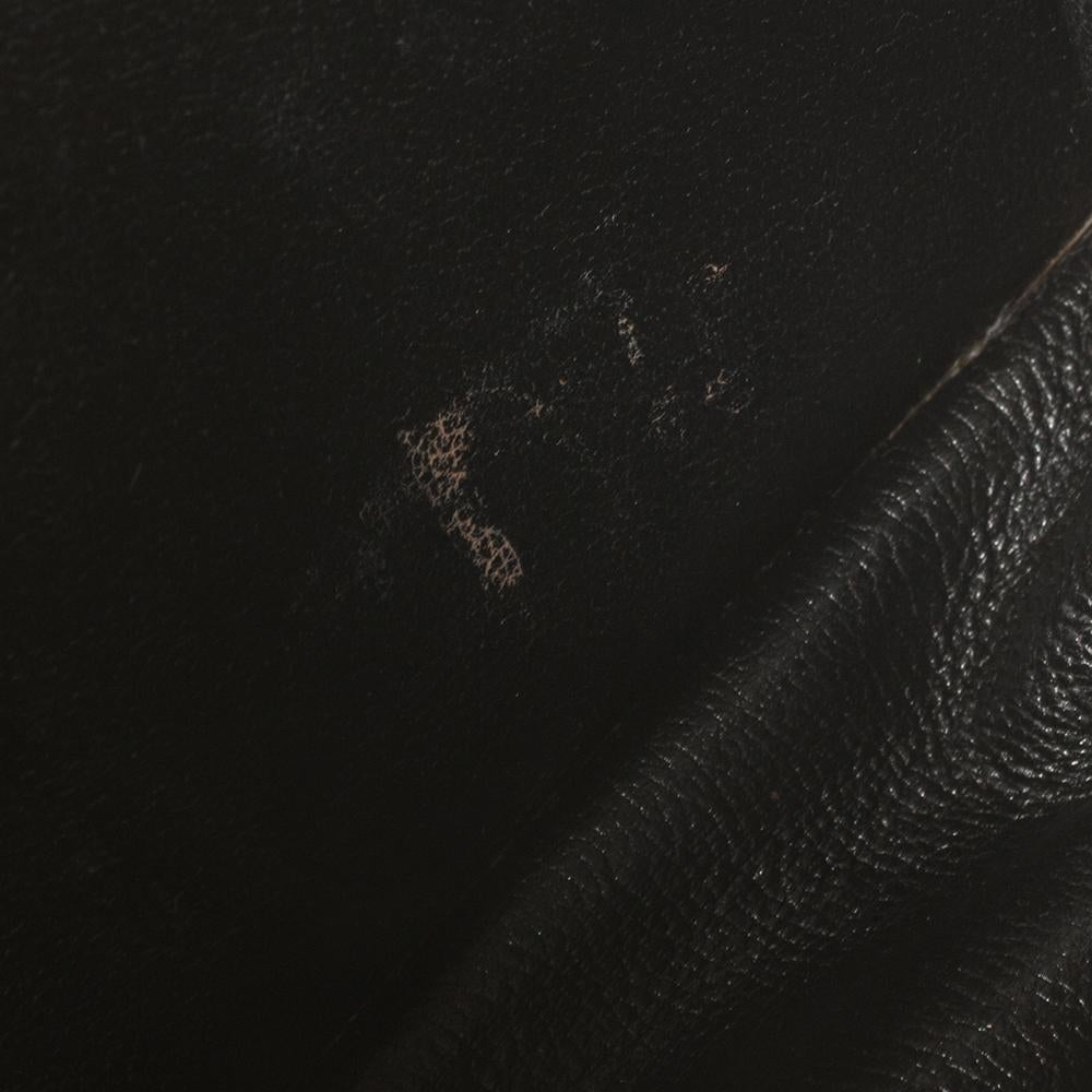Prada Black/White Leather Cahier Shoulder Bag 2