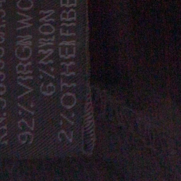 Prada Black Wool Tapered Trousers M For Sale 2