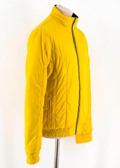 Prada Black & Yellow Reversible Nylon Jacket L