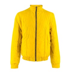 Prada Black & Yellow Reversible Nylon Jacket L