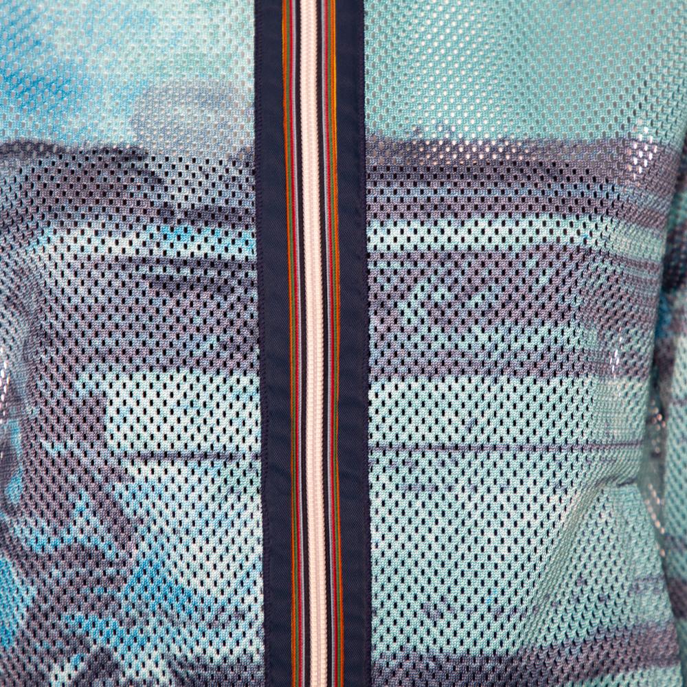 blue prada vest