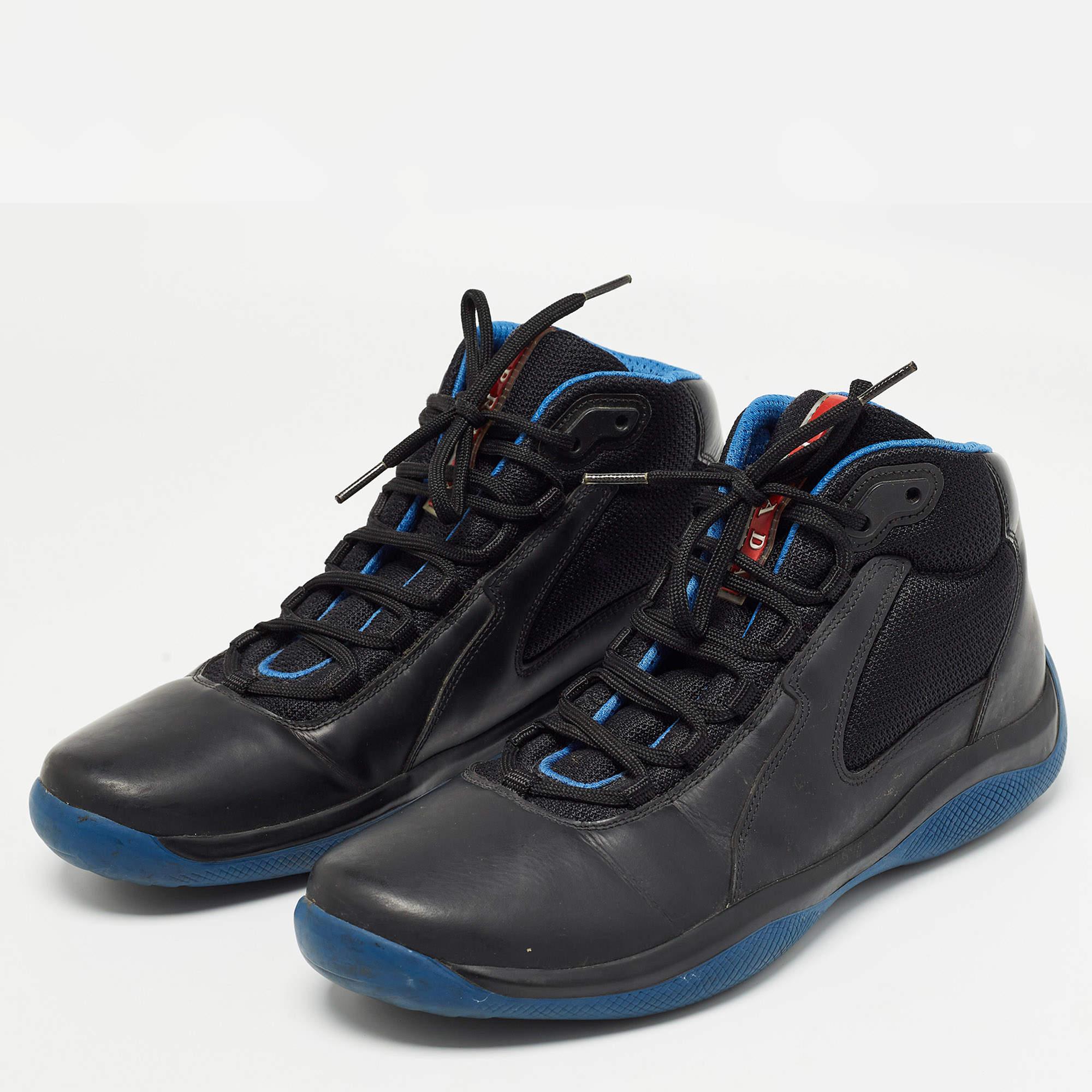 Coming in a classic silhouette these designer sneakers are a seamless combination of luxury comfort and style. These sneakers are finished with signature details and comfortable insoles.