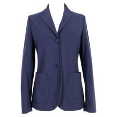 Vintage Prada Blue Classic Fitted Jacket