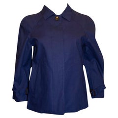 Used Prada Blue Cotton Jacket