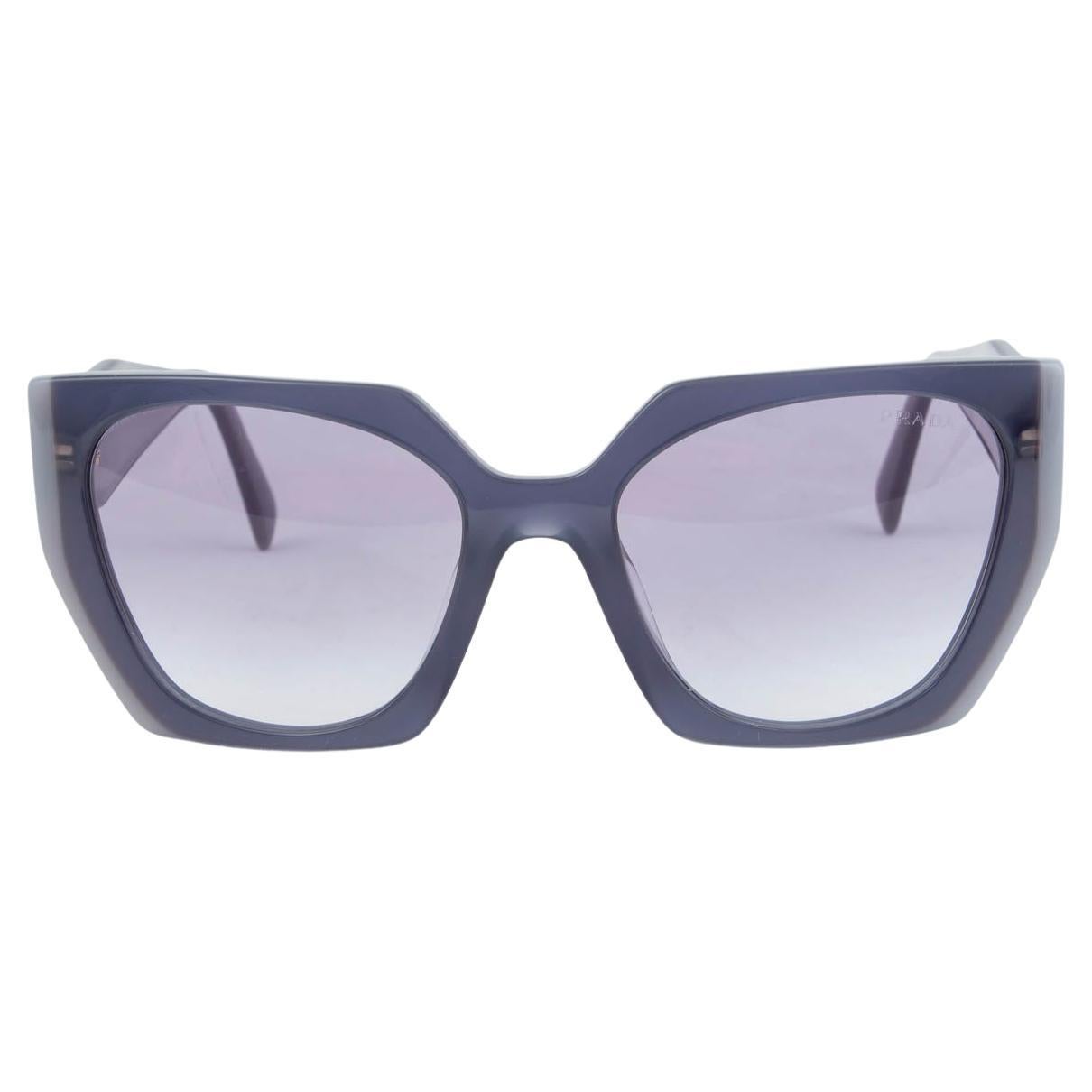 PRADA silver-tone SPR59L Sunglasses For Sale at 1stDibs