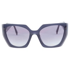 Occhiali da sole PRADA blu grigio GEOMETRICO SPR15W