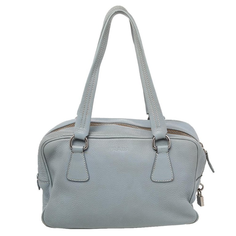 Prada White Galleria Saffiano Leather Medium Top Handle Shoulder Bag, 2020.  at 1stDibs