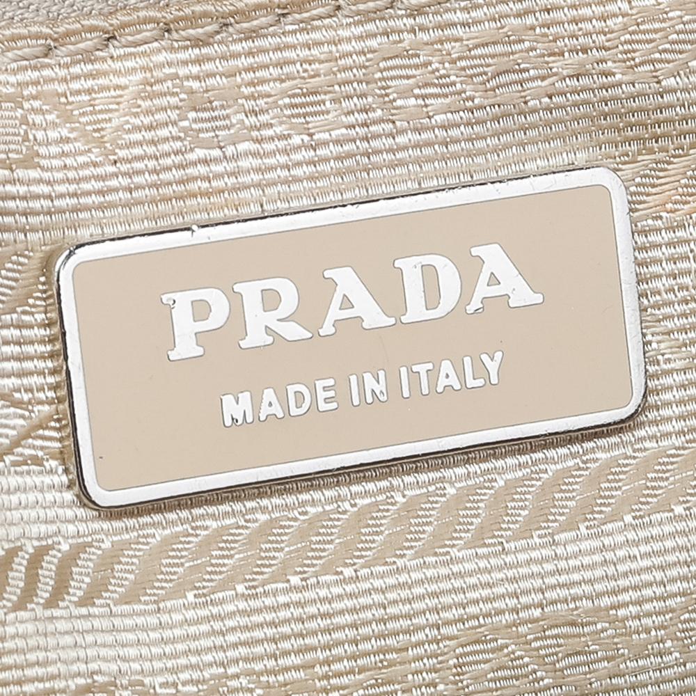 Prada blue cheap label