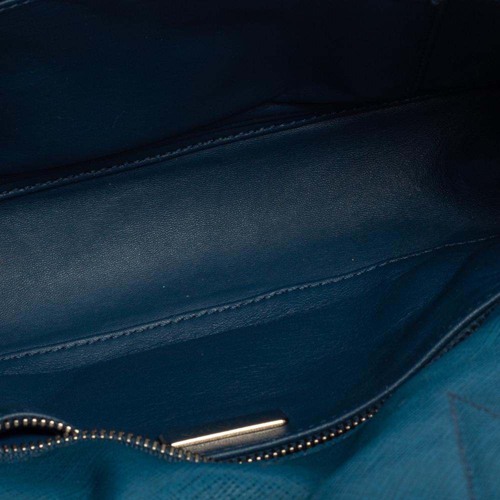 Prada Blue Leather Shoulder Bag 6