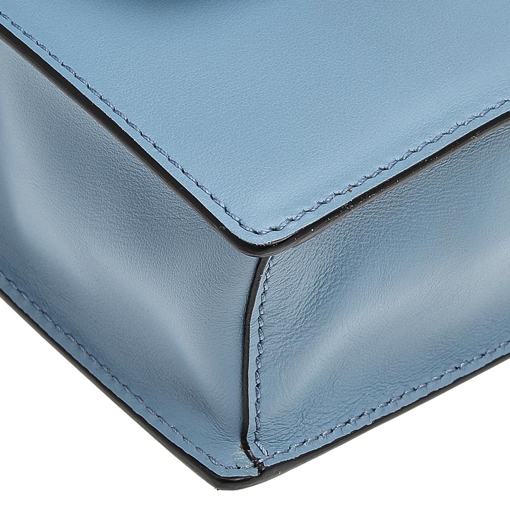 Prada Blue Leather Studded Elektra Crossbody Bag 3