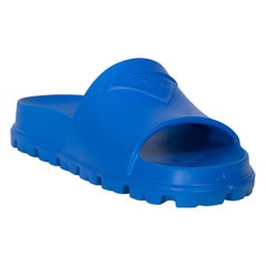 Prada Blue Logo Slides Size IT 37
