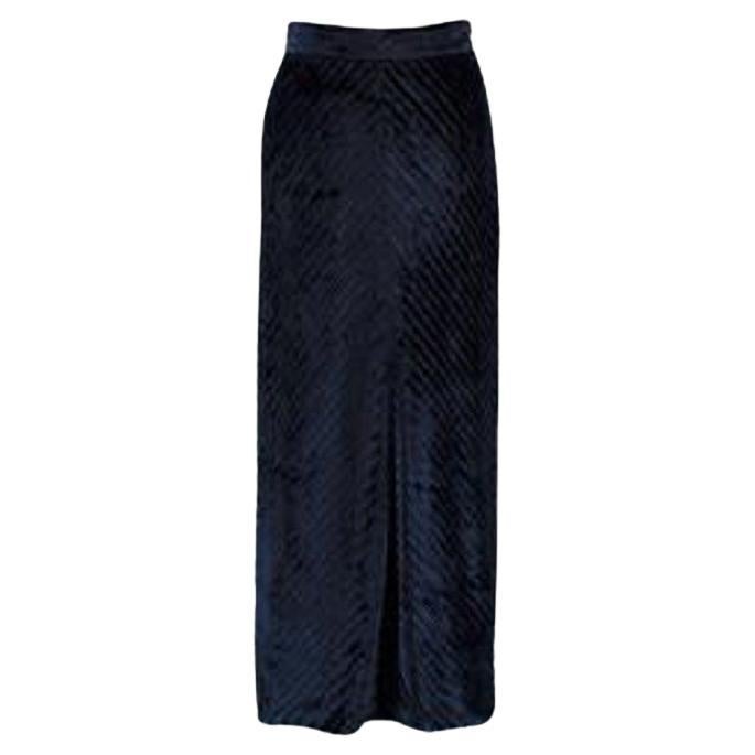 Prada Blue long Skirt For Sale