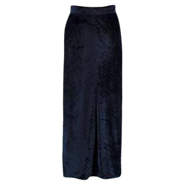 Prada Blue long Skirt For Sale