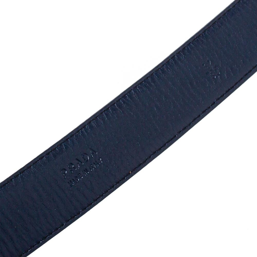 blue prada belt