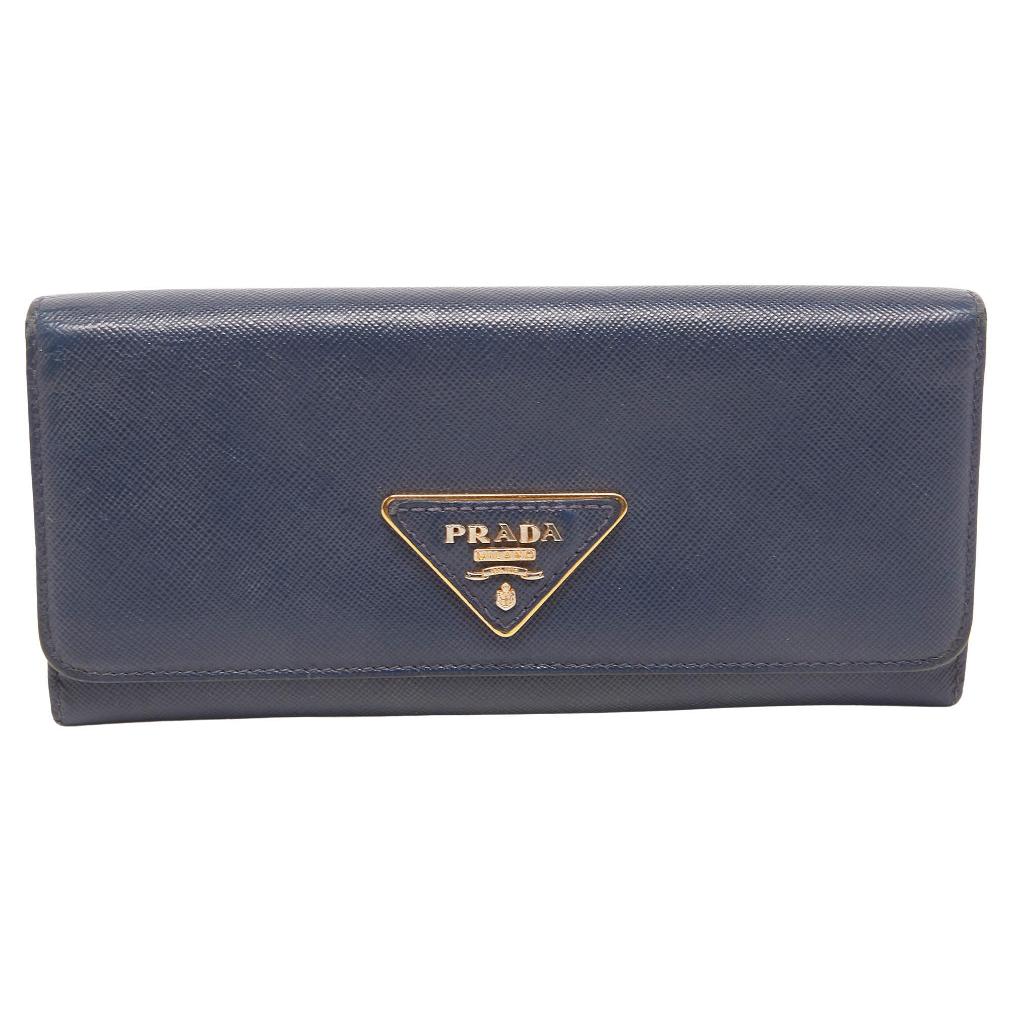 Prada Navy Blue Tessuto Nylon and Saffiano Leather Messenger Bag at 1stDibs