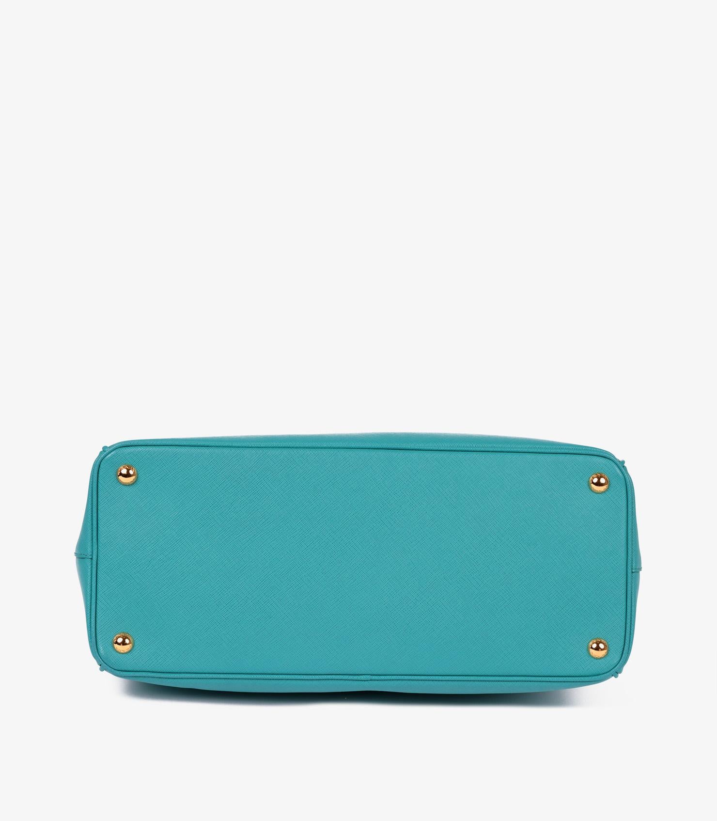 Prada Blue Saffiano Lux Leather Large Galleria Tote 3