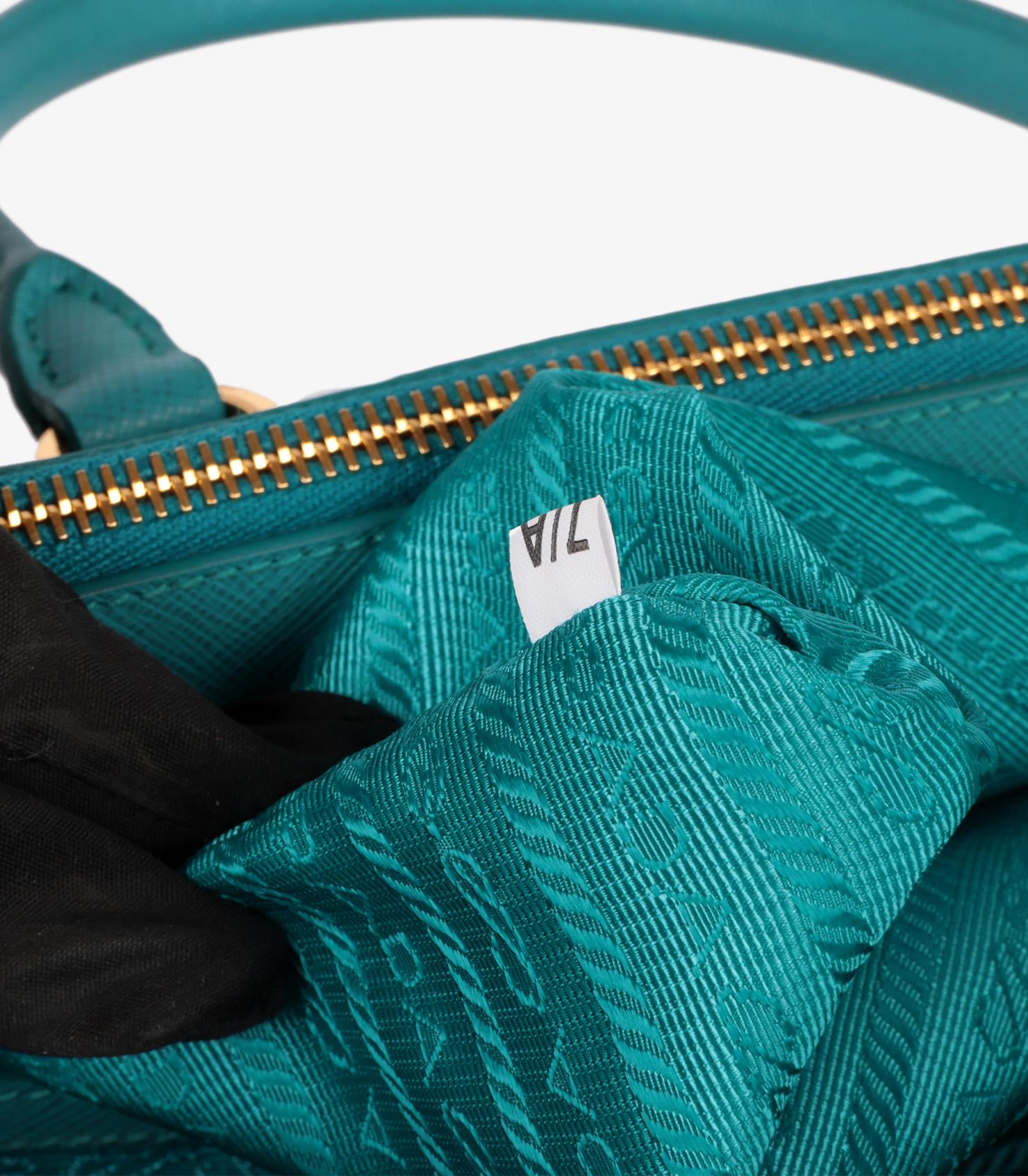 Prada Blue Saffiano Lux Leather Large Galleria Tote 5