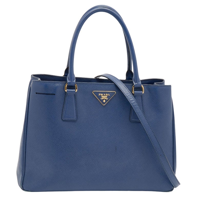 Prada - Blue Saffiano Vernice Handbag