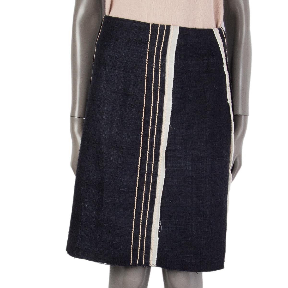 prada tweed skirt