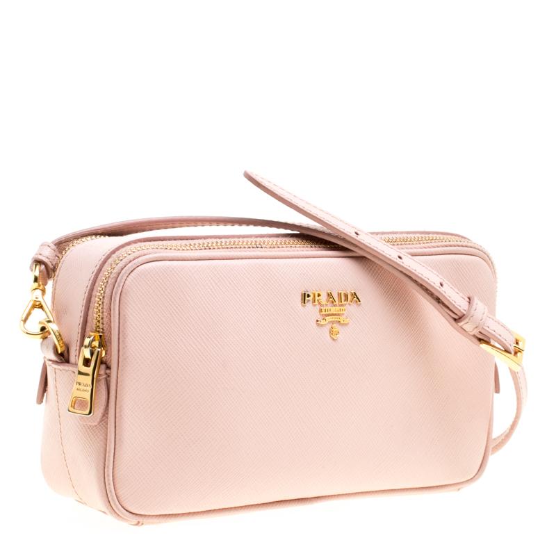 prada camera bag pink