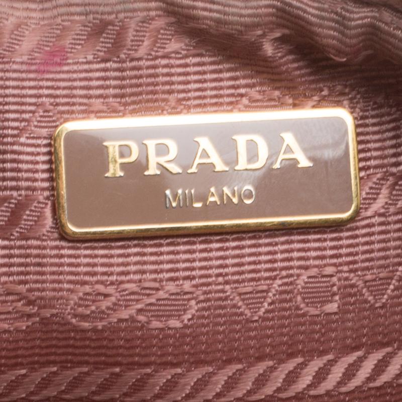 Prada Blush Pink Saffiano Lux Leather Camera Crossbody Bag 3
