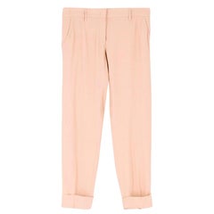 Prada Blush Straight Leg Trousers XS 40 