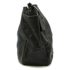Prada Bottle Green Deerskin Shoulder Bag