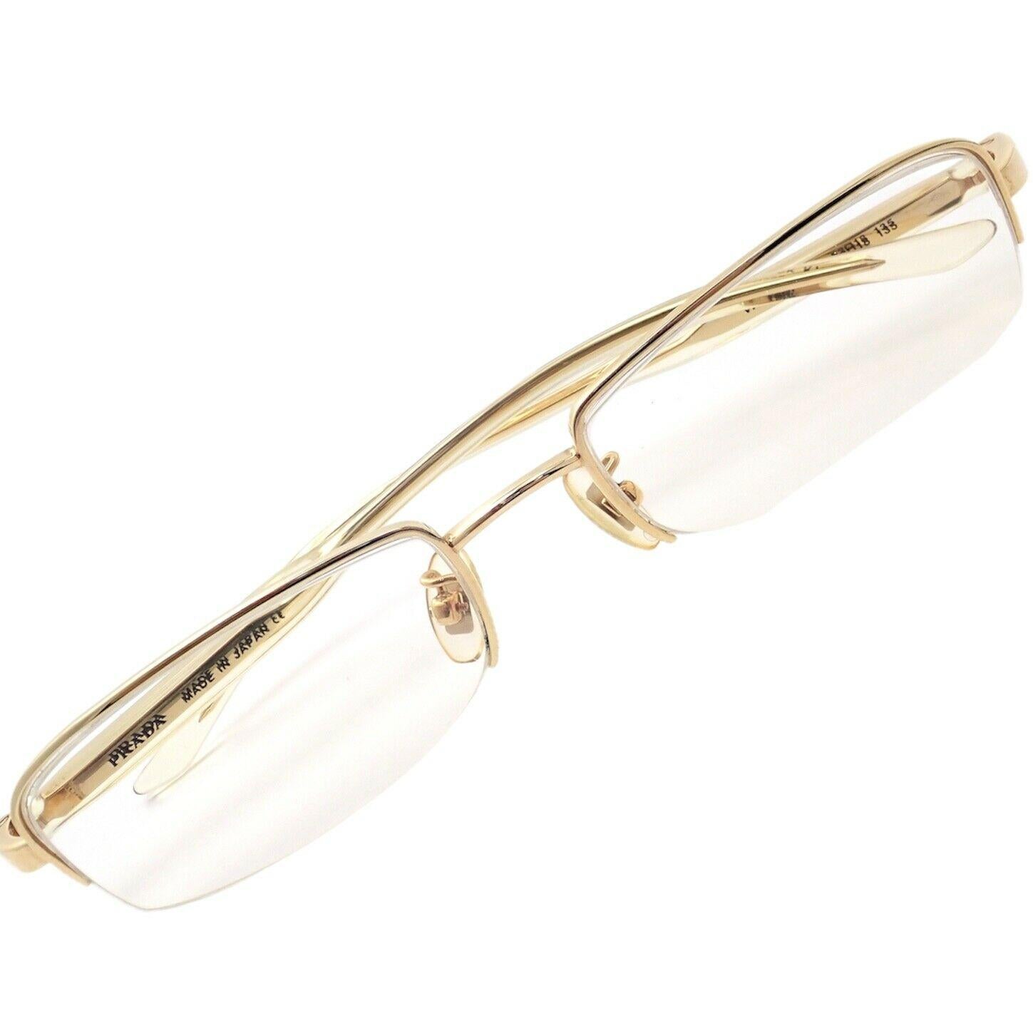solid gold eyeglass frames