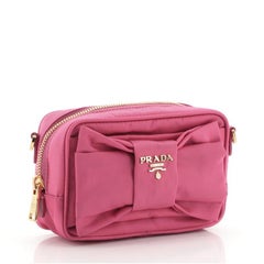 Prada Bow Camera Umhängetasche Tessuto Small