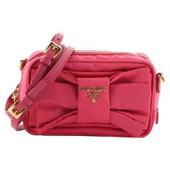 Prada Bow Camera Umhängetasche Tessuto Small