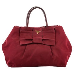 Prada Bow Tote Tessuto Small