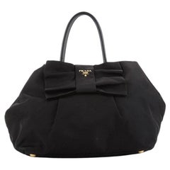 Prada Bow Tote Tessuto with Leather Small