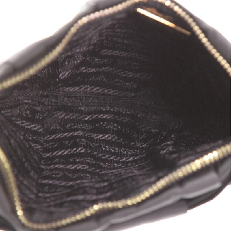 Prada Bow Wristlet Pouch Tessuto Small In Good Condition In NY, NY