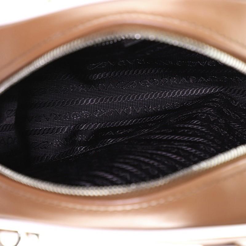 Women's or Men's Prada Bowling Convertible Handle Bag Leather Small 