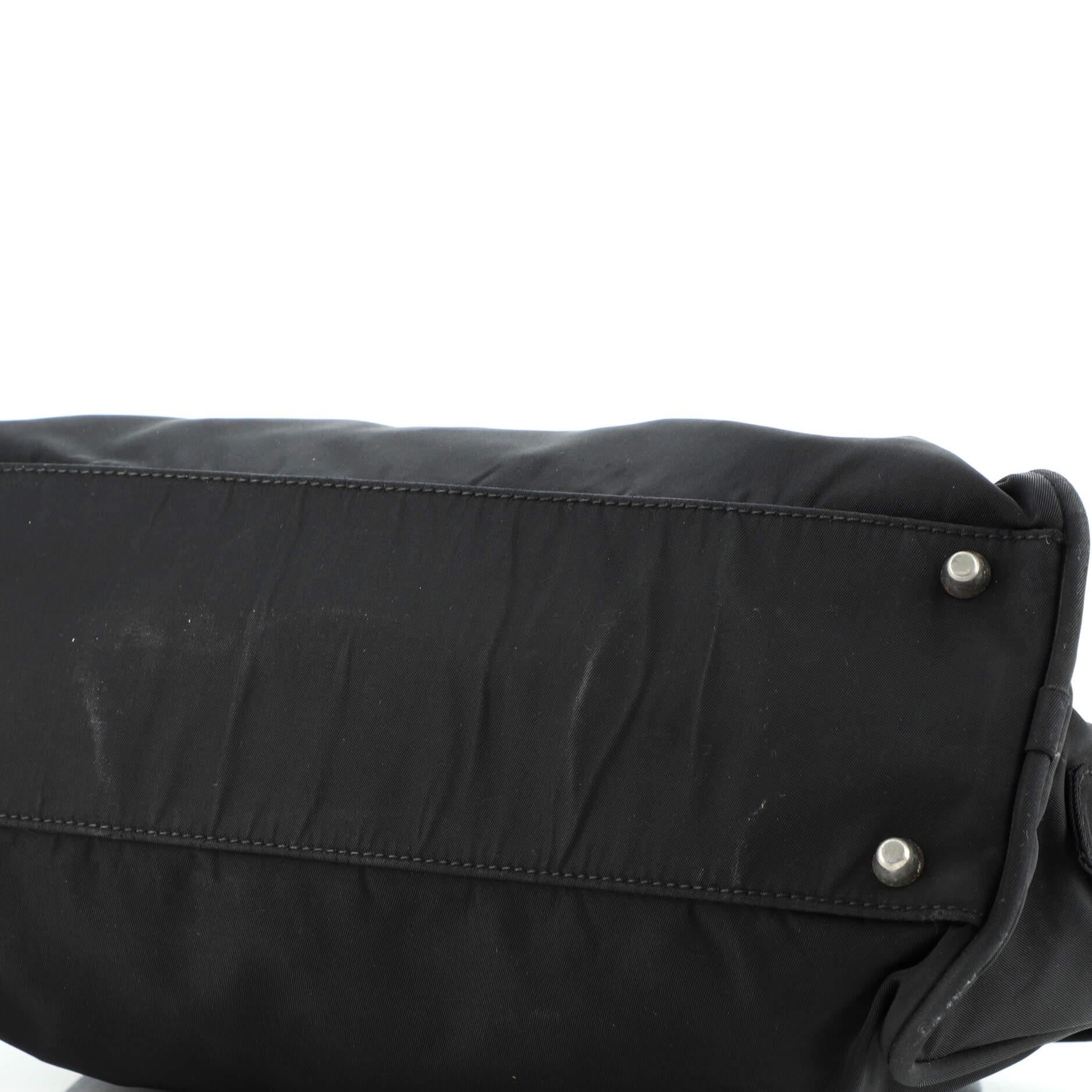 Prada Bowling Shoulder Bag Tessuto Medium 1