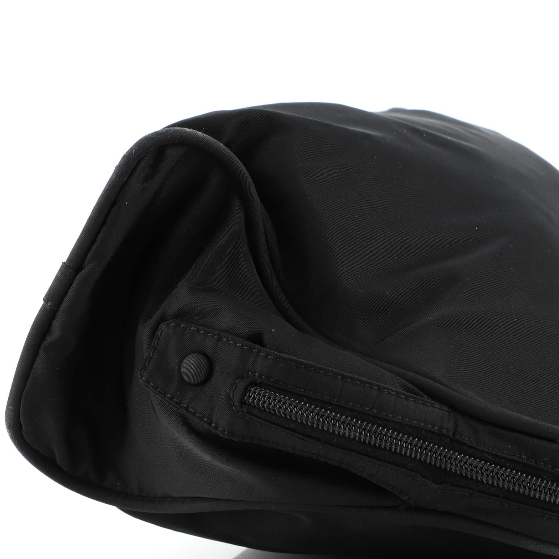 Prada Bowling Shoulder Bag Tessuto Medium 3