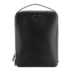 Prada Brique Backpack Saffiano Leather 