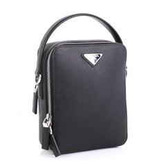 Prada Brique Crossbody Bag Saffiano Leather Medium