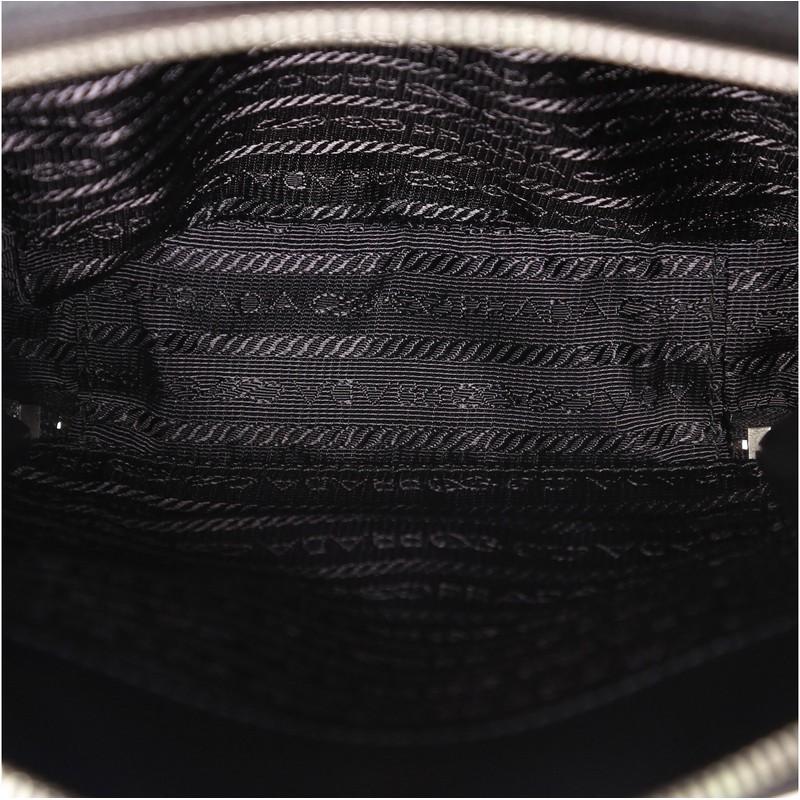 Prada Brique Crossbody Bag Saffiano Leather Medium In Good Condition In NY, NY