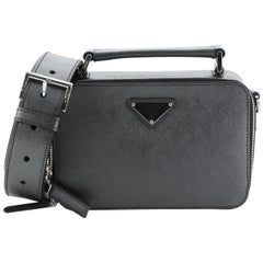 Prada Brique Saffiano Leather Bag - Farfetch