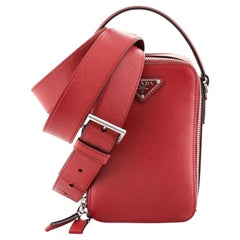 Authentic Prada Brique Crossbody Saffiano Leather Bag RRP £995