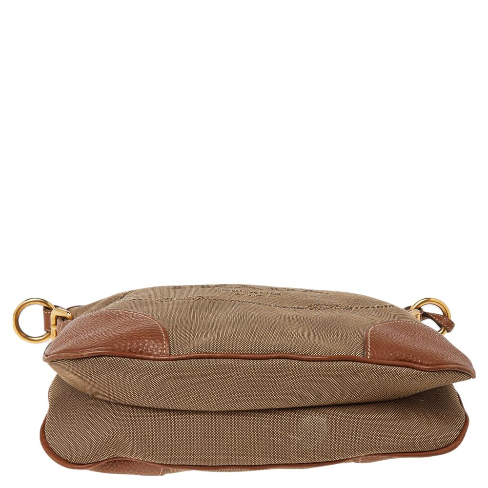 prada shoulder bag brown