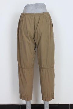 Prada Brown Cotton Vintage Capri Pants 90s