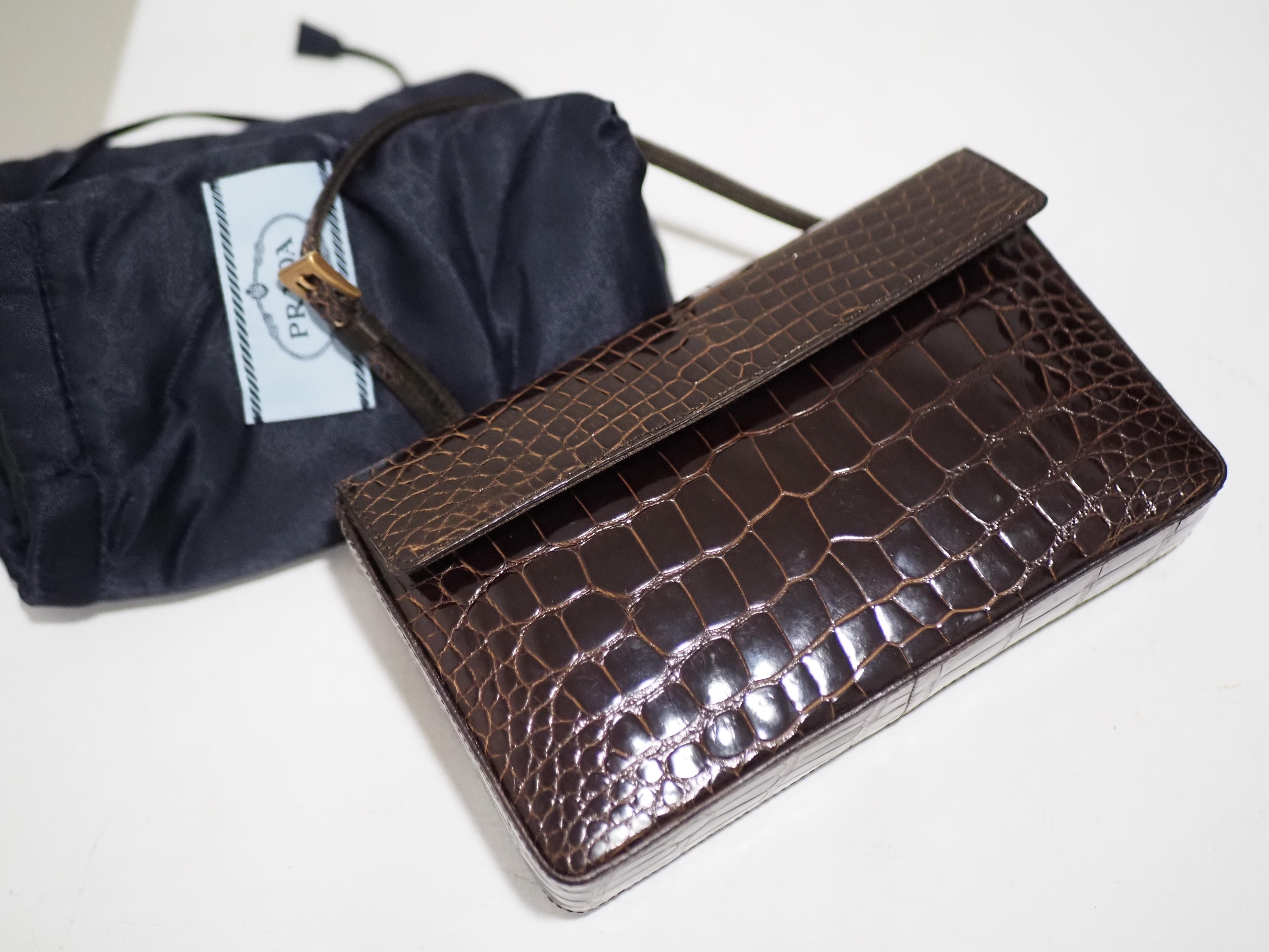 croco leather handbags