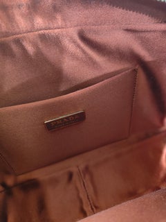 Prada brown crocodile bag