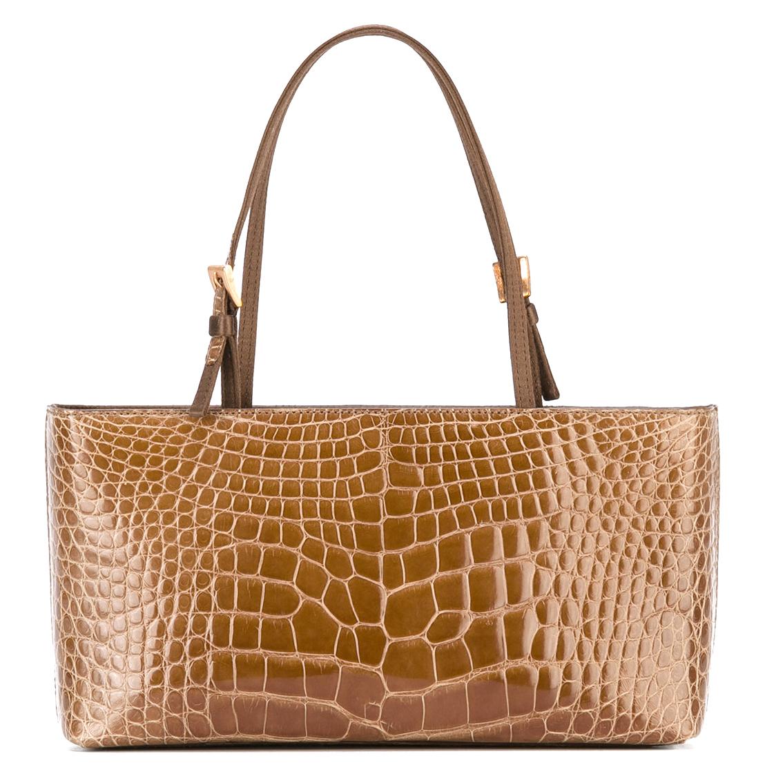prada crocodile leather bag