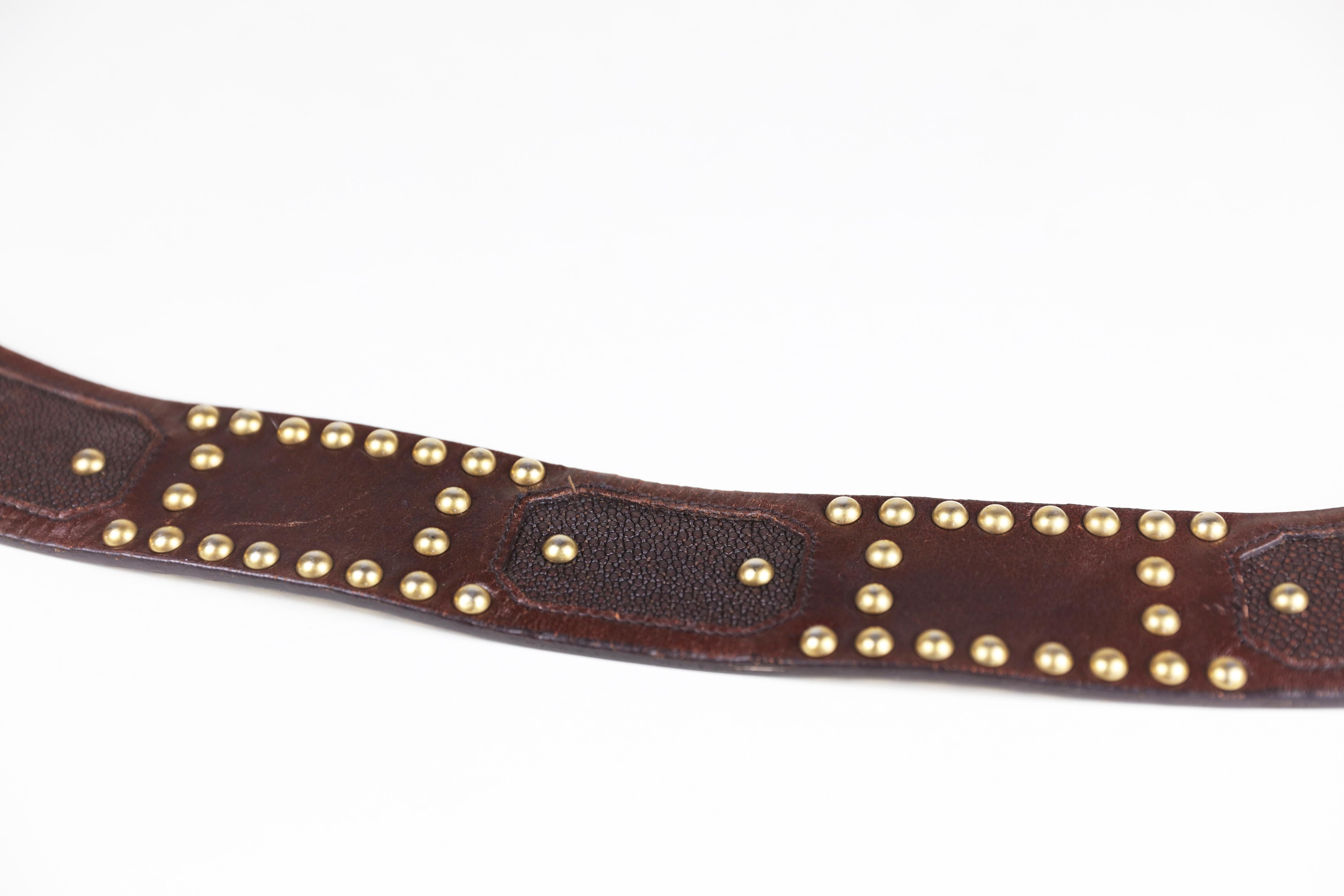 prada studded belt